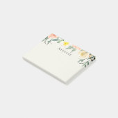 Flower Garden gepersonaliseerde Post-it Notes (Schuin)