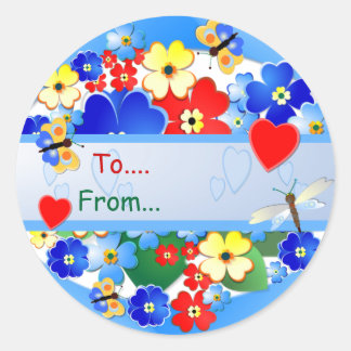 Flower Garden ~ Gift Sticker # 2