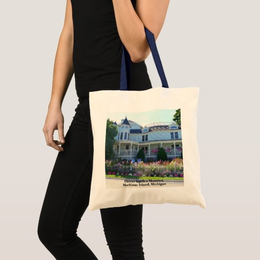 Flower Garden Mansion, Mackinac Island, Michigan Tote Bag (Voorkant (product))