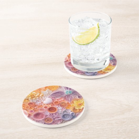 Flower Garden onderzetter (Zijkant)