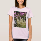 Flower Garden Pastel Painting T-shirt (Voorkant)
