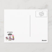 Flower Garden Princess Briefkaart (Achterkant)