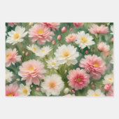 Flower Garden Print Inpakpapier Vel (Voorkant 2)