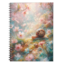 Flower Garden Snail Notitieboek Journal