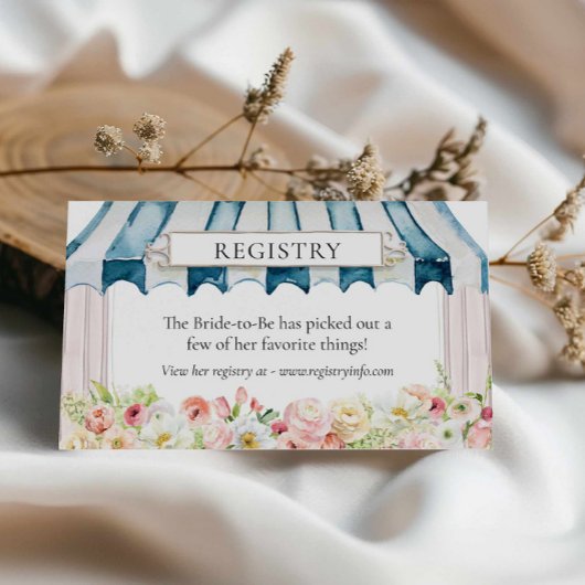 Flower Garden Summer Vrijgezellenfeest Registry Informatiekaartje