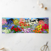 Flower Garden Tri-Fold Verjaardag Kaart (Binnen)