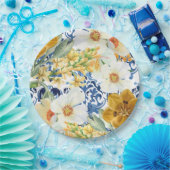 Flower Garden wilde bloemen Spring Vrijgezellenfee Papieren Bordje (Feest)