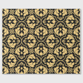 Flower geometric pattern. Seamless vintage backgro Cadeaupapier (Vlak)