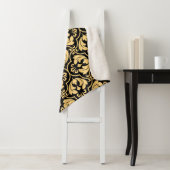 Flower geometric pattern. Seamless vintage backgro Sherpa Deken (In situ)