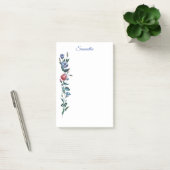 Flower gepersonaliseerde bericht notities post-it® notes (Kantoor)