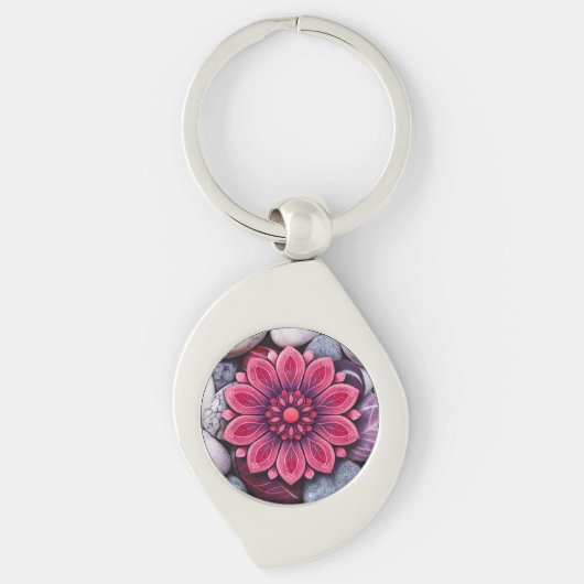 FLOWER GIFT MOM DAUGHTER SISTER TEACHER FRIEND SLEUTELHANGER (Voorkant)