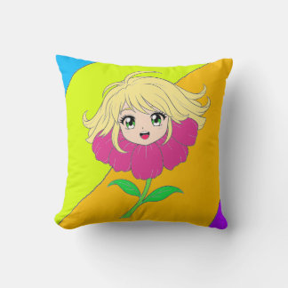 Flower girl pillow kussen