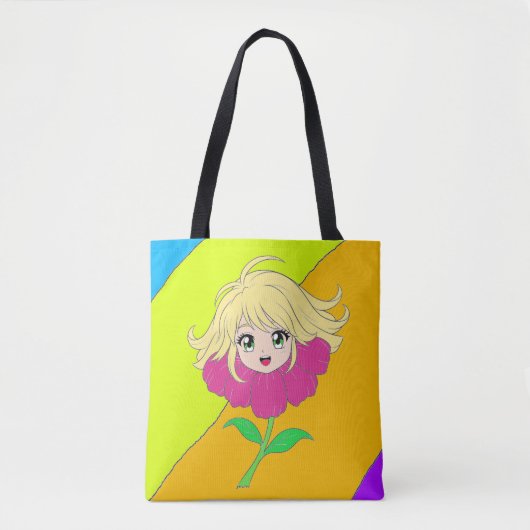 flower girl tote bag (Voorkant)