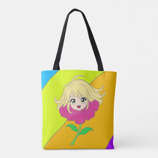 flower girl tote bag (Achterkant)
