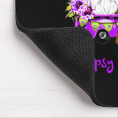 Flower Gnome Survivor Epilepsie Bewustzijn Muismat (Hoek)