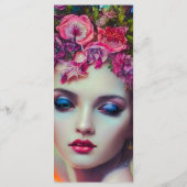 Flower Goddess Bladwijzer Menu (Achterkant)