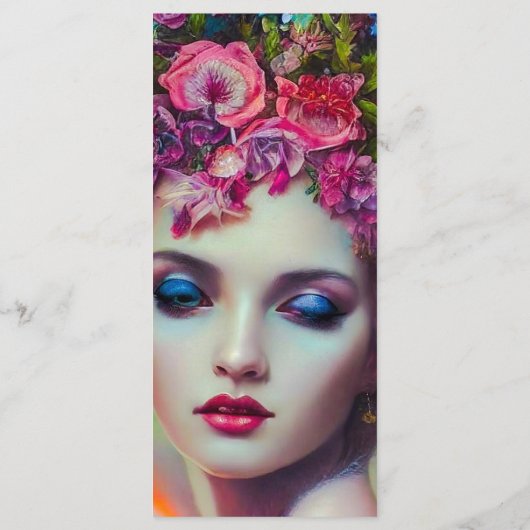 Flower Goddess Bladwijzer Menu (Achterkant)