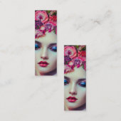 Flower Goddess Bladwijzer Mini Visitekaartje (Voorkant / Achterkant)