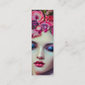 Flower Goddess Bladwijzer Mini Visitekaartje (Achterkant)