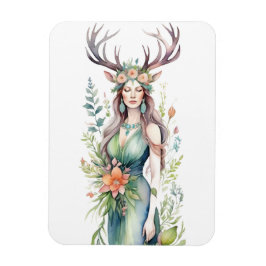 Flower Goddess Ostara Spring Equinox Sabbat Magneet