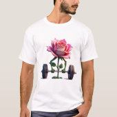 Flower gym T-shirt ontwerp​​​​​​​ (Voorkant)