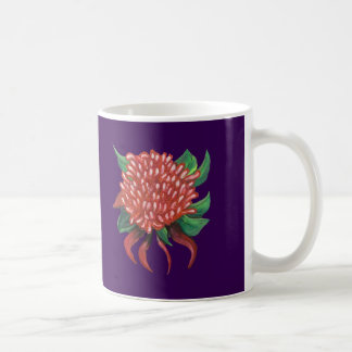 Flower Hand Drawn Waratah Koffiemok