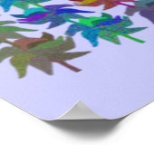 Flower Hannukah Menorah Print (Hoek)