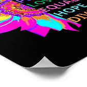 Flower Harris Wheimer 2024 Peace Love Equality Hop Poster (Hoek)