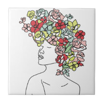 Flower Head Tegel Lulu