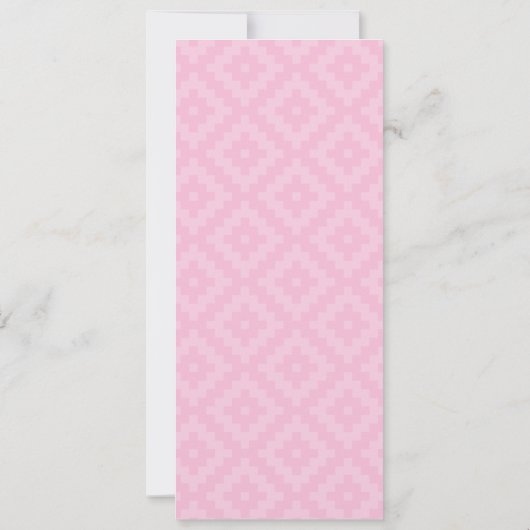 Flower Headband ı Birth Notice 4" x 9,25" Aankondiging (Achterkant)