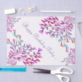  Flower Heart Birthday Tissue Paper Tissuepapier (Craft)