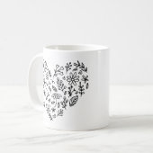 Flower Heart Mok, Flower, Wildflowers Botanic Koffiemok (Voorkant links)