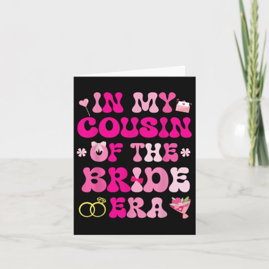 Flower Hearts bruiloft huwelijk in mijn neef van d Kaart (Voorkant)