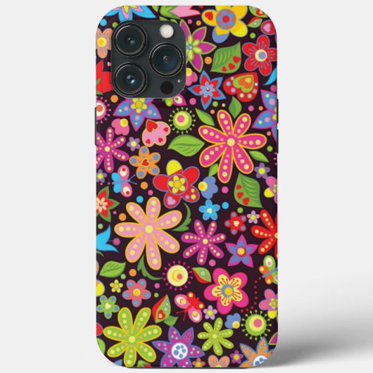 Flower Hippie iPhone | 60s Hippie iPhone Case-Mate Case (Achterkant)