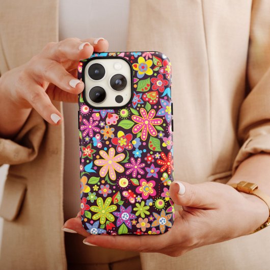 Flower Hippie iPhone | 60s Hippie iPhone Case-Mate Case-Mate iPhone Case