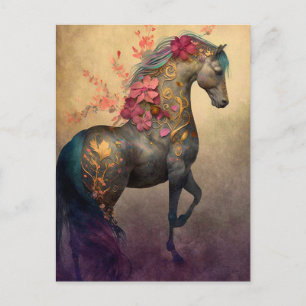 Flower Horse Briefkaart