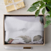 Flower Hummingbird Waterverf Tissuepapier (Geschenk)