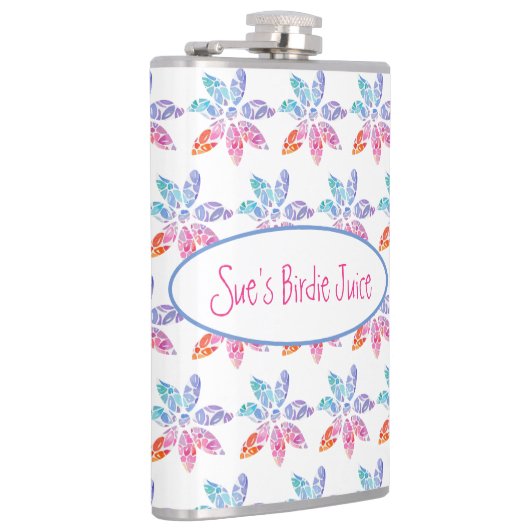 Flower Icon Flask Heupfles (Rechts)