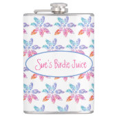Flower Icon Flask Heupfles (Voorkant)