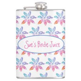 Flower Icon Flask Heupfles