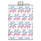 Flower Icon Flask Heupfles (Achterkant)