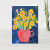 Flower Impression Feestdagen Kaart (Voorkant)