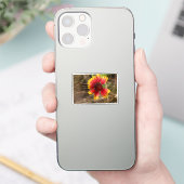 Flower in the Wind Sticker (Telefoon)