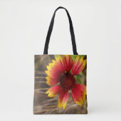 Flower in the Wind Tote Bag (Voorkant)