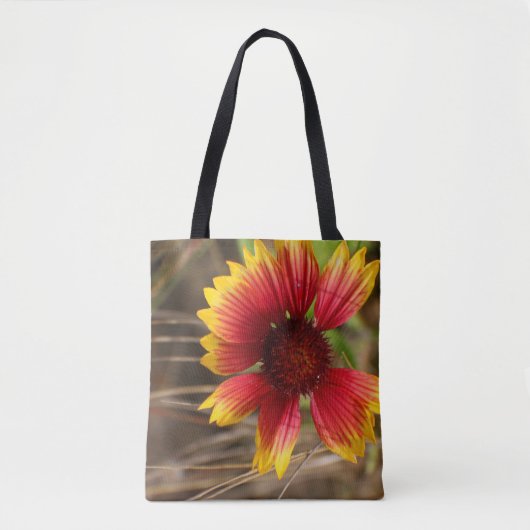 Flower in the Wind Tote Bag (Voorkant)