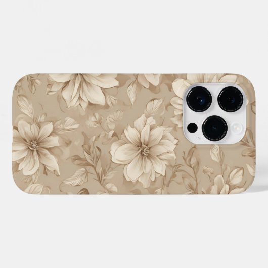 Flower İphone Pro Hoesjes (Achterkant (horizontaal))
