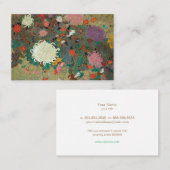 flower【Japanese painting】 Visitekaartje (Voorkant / Achterkant)