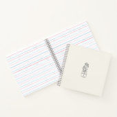 Flower Jar Beige Notitieboek (Binnen)