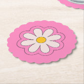 Flower Kartonnen Onderzetters (Gekanteld)