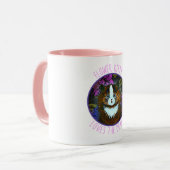 FLOWER KITTEN CAT COFFEE MOK (Voorkant links)